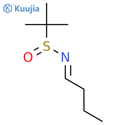 N-butylidene-2-methylpropane-2-sulfinamide structure