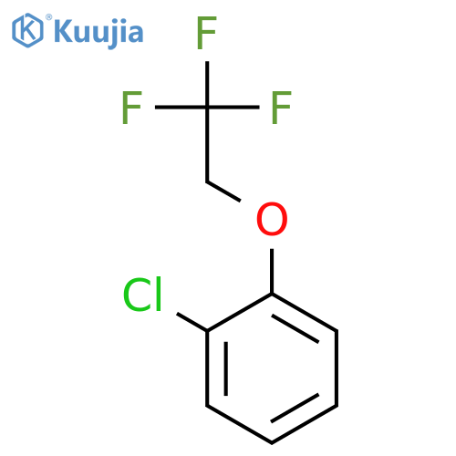 BENZENE, 1-CHLORO-2-(2,2,2-TRIFLUOROETHOXY)- structure