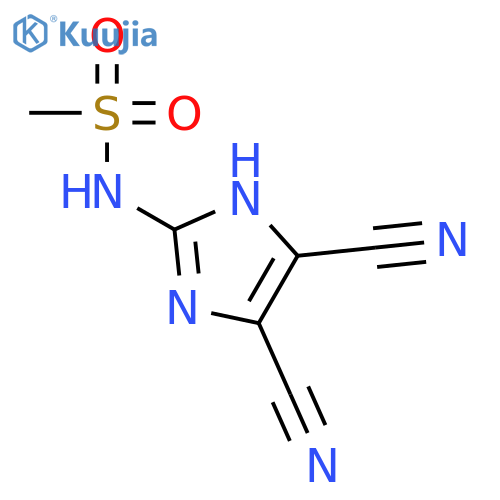 METHANESULFONAMIDE, N-(4,5-DICYANO-1H-IMIDAZOL-2-YL)- structure