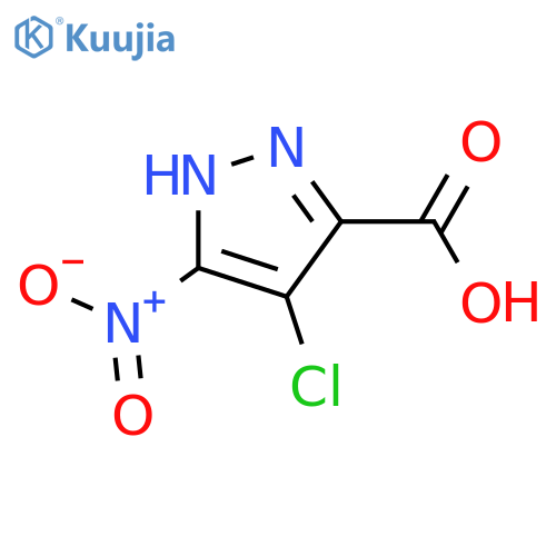 4-chloro-3-nitro-1H-pyrazole-5-carboxylic Acid structure
