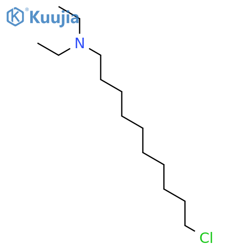 1-DECANAMINE, 10-CHLORO-N,N-DIETHYL- structure