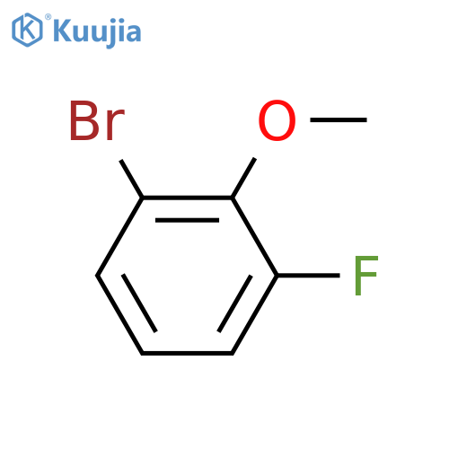 1-bromo-3-fluoro-2-methoxybenzene structure