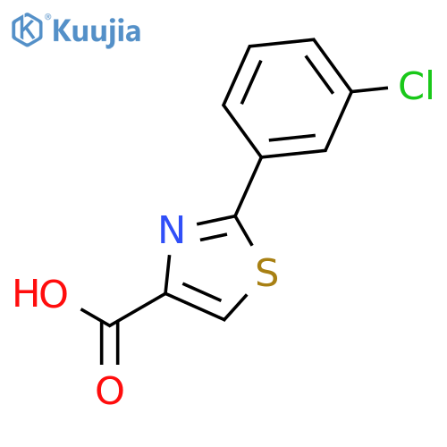 2-(3-Chlorophenyl)-1,3-thiazole-4-carboxylic Acid structure