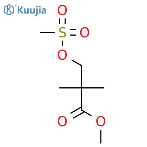 3-methanesulfonyloxy-2,2-dimethylpropionic acid methyl ester structure