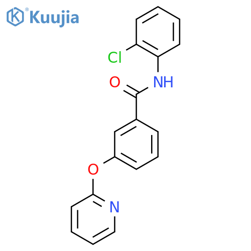 N-(2-chlorophenyl)-3-(pyridin-2-yloxy)benzamide structure