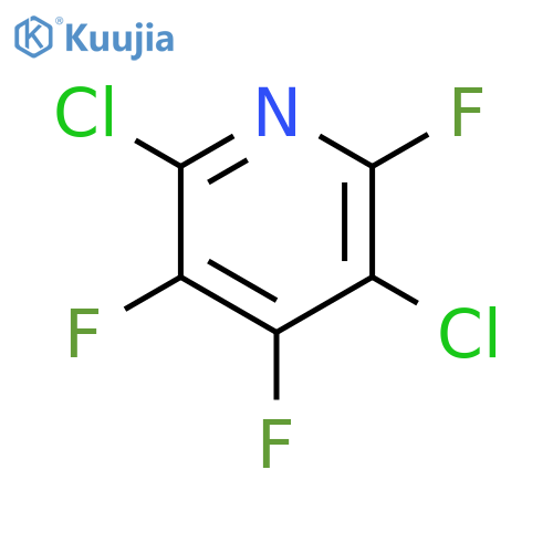 PYRIDINE, 2,5-DICHLORO-3,4,6-TRIFLUORO- structure