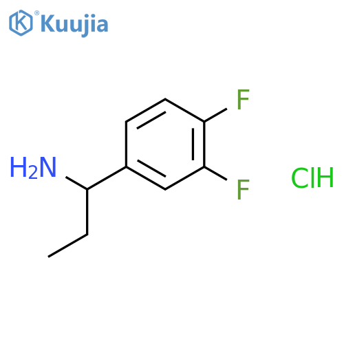 (S)-1-(3,4-Difluorophenyl)propan-1-amine structure