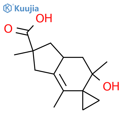 7-Hydroxy-2-illuden-12-oic acid; (7β,9β)-form structure