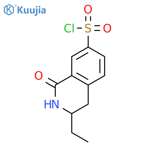 7-Isoquinolinesulfonyl chloride, 3-ethyl-1,2,3,4-tetrahydro-1-oxo- structure