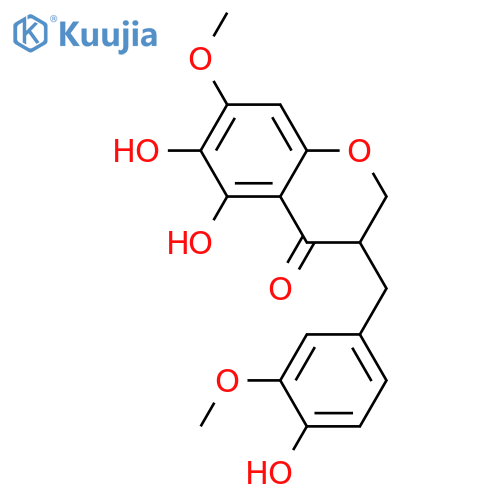 3',4',5,6,7-Pentahydroxyhomoisoflavanone; (R)-form, 3',7-Di-Me ether structure