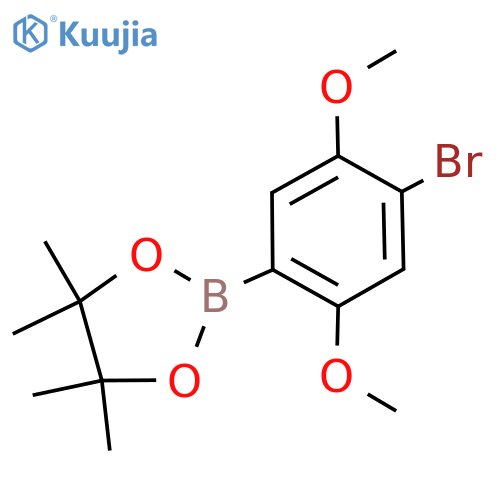 4-Bromo-2,5-dimethoxyphenylboronic acid pinacol ester structure