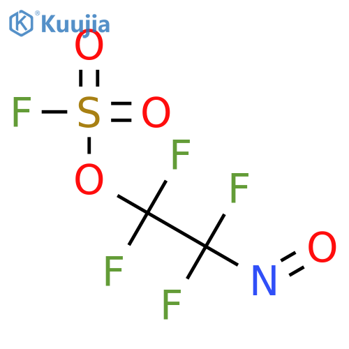 Fluorosulfuric acid, 1,1,2,2-tetrafluoro-2-nitrosoethyl ester structure