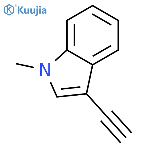 3-ethynyl-1-methyl-1h-indole structure
