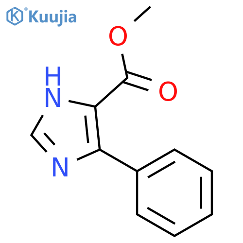 4-phenyl-1H-Imidazole-5-carboxylic acid methyl ester structure