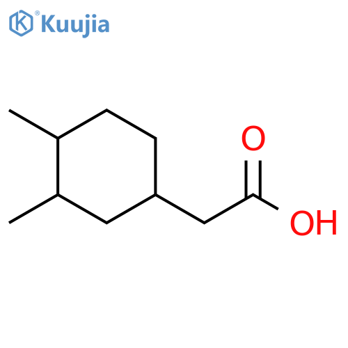 2-(3,4-DIMETHYLCYCLOHEXYL)ACETIC ACID structure