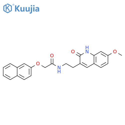 N-2-(7-methoxy-2-oxo-1,2-dihydroquinolin-3-yl)ethyl-2-(naphthalen-2-yloxy)acetamide structure