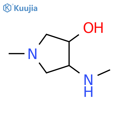 1-methyl-4-(methylamino)-3-Pyrrolidinol structure