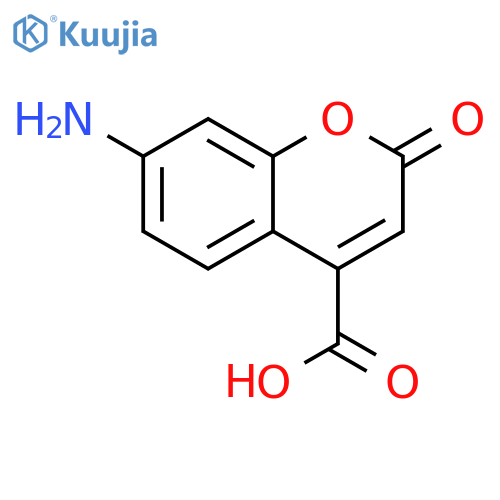 7-Amino-4-coumarincarboxylic Acid structure