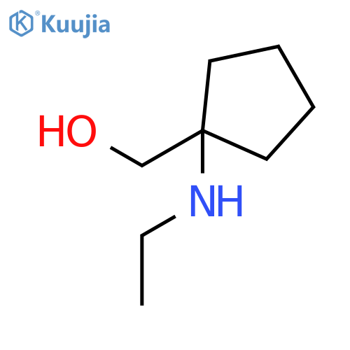 1-(ethylamino)Cyclopentanemethanol structure