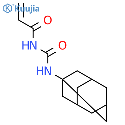 N-(1-adamantylcarbamoyl)prop-2-enamide structure