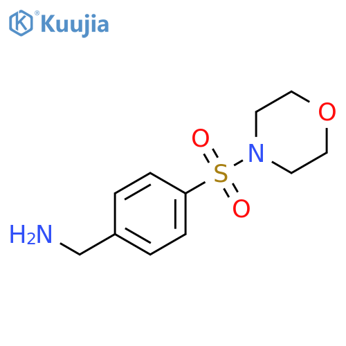 (4-morpholinosulfonylphenyl)methanamine structure