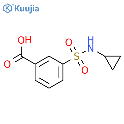 3-(Cyclopropylsulfamoyl)benzoic acid structure