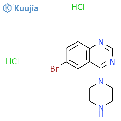 6-Bromo-4-(piperazin-1-yl)quinazoline dihydrochloride structure