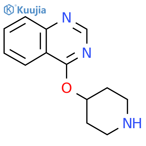 4-(Piperidin-4-yloxy)quinazoline structure