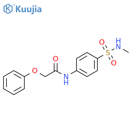 N-4-(methylsulfamoyl)phenyl-2-phenoxyacetamide structure
