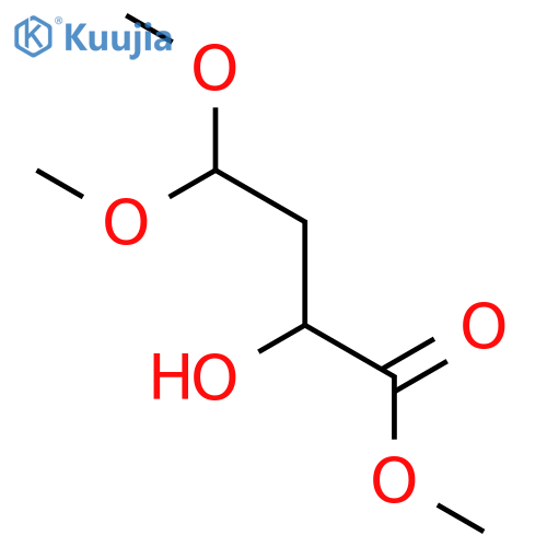 methyl 2-hydroxy-4,4-dimethoxybutanoate structure
