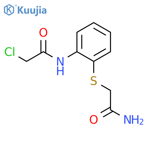 2-{2-(2-Chloroacetamido)phenylsulfanyl}acetamide structure