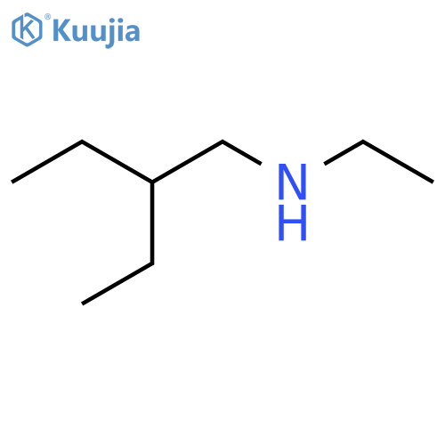 Ethyl(2-ethylbutyl)amine structure