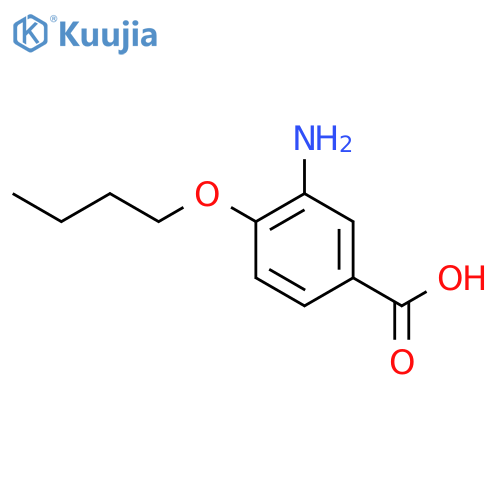 3-Amino-4-butoxybenzoic acid structure