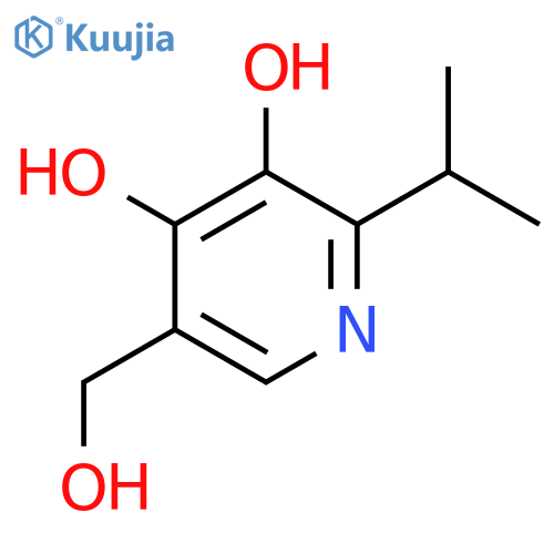 3,4-PYRIDINEDIOL, 5-(HYDROXYMETHYL)-2-(1-METHYLETHYL)- structure