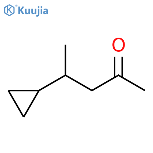 4-cyclopropylpentan-2-one structure