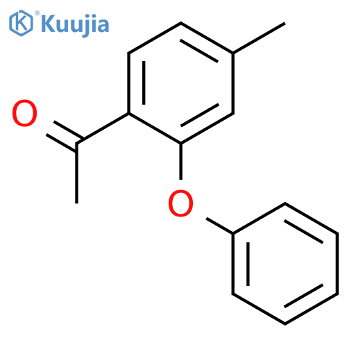 1-(4-Methyl-2-phenoxyphenyl)ethanone structure