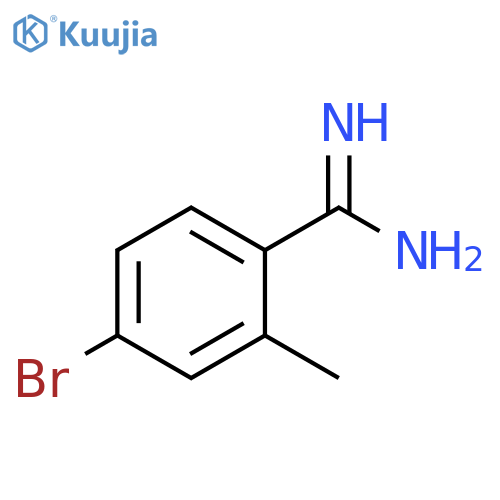 4-bromo-2-methylbenzene-1-carboximidamide structure