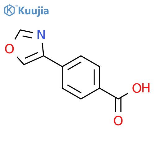 4-(1,3-oxazol-4-yl)benzoic acid structure