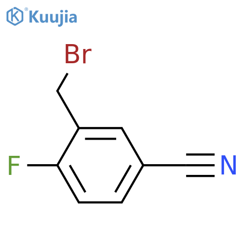 3-(Bromomethyl)-4-fluorobenzonitrile structure
