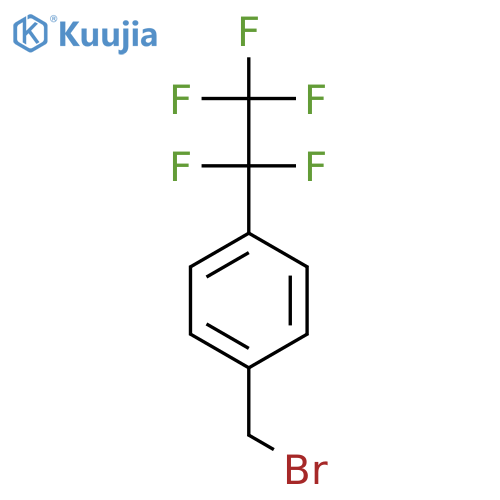 1-(bromomethyl)-4-(pentafluoroethyl)benzene structure