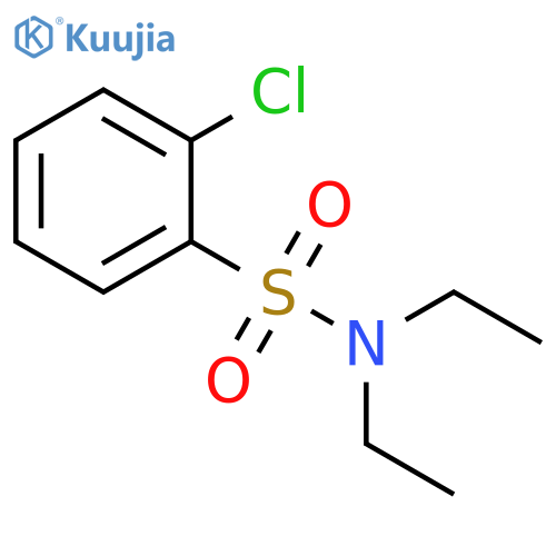 2-Chloro-n,n-diethylbenzene-1-sulfonamide structure