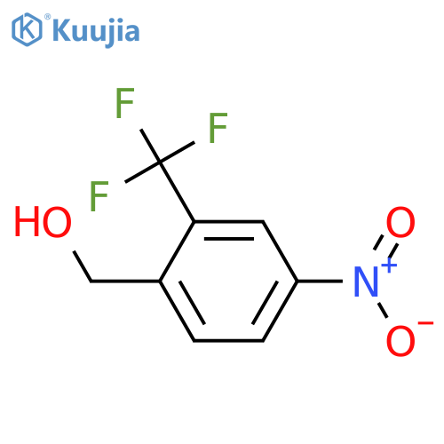 [4-nitro-2-(trifluoromethyl)phenyl]methanol structure