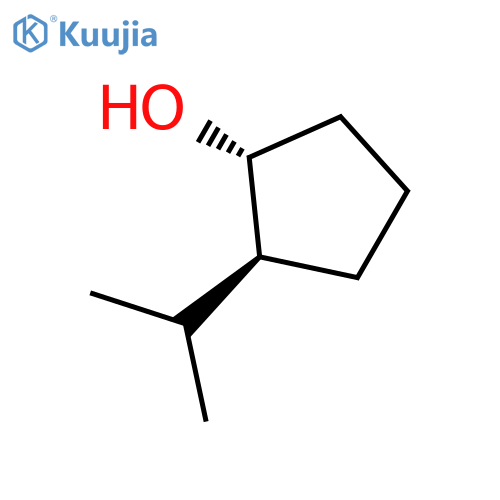 rac-(1R,2S)-2-(propan-2-yl)cyclopentan-1-ol structure