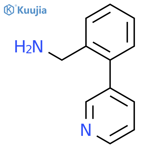1-[2-(pyridin-3-yl)phenyl]methanamine structure