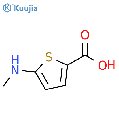 5-(methylamino)thiophene-2-carboxylic acid structure