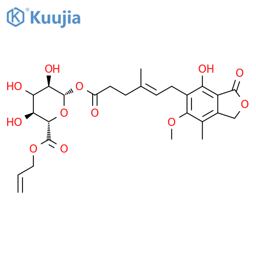 Mycophenolic Acid Acyl-β-D-glucuronide Allyl Ester structure