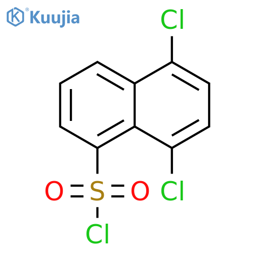 5,8-dichloronaphthalene-1-sulfonyl chloride structure