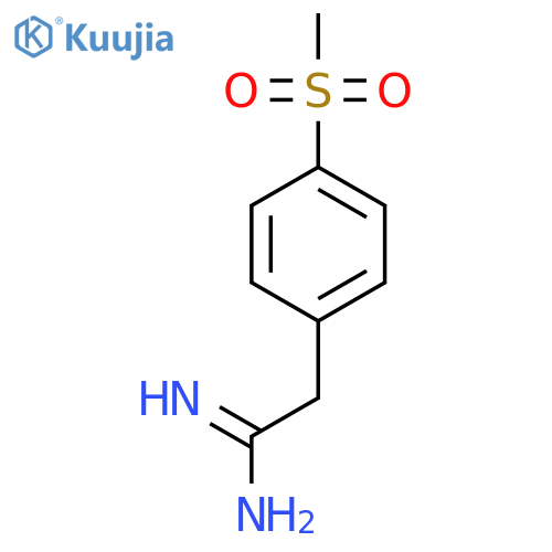 2-(4-Methanesulfonylphenyl)ethanimidamide structure