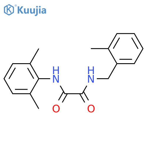 N-(2,6-dimethylphenyl)-N'-(2-methylphenyl)methylethanediamide structure