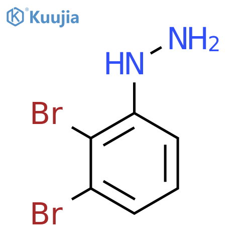 2,3-Dibromophenylhydrazine structure